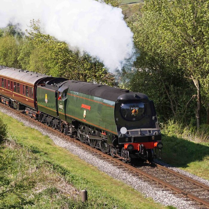 Steam locomotive 34092 City of Wells